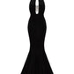 Liliane Velvet Dress (Black)