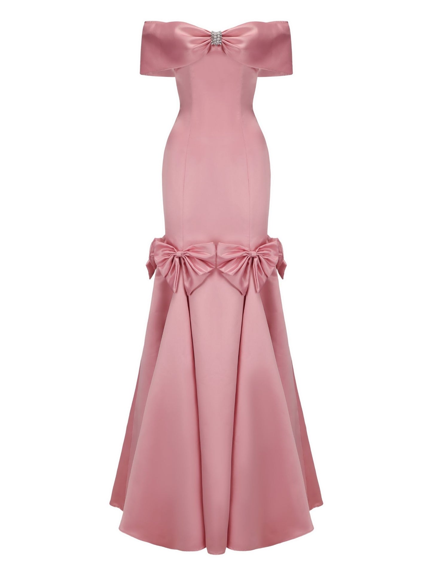 Madeline Bow Dress (Pink)