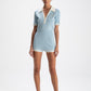 Lexi Knit Romper (Blue)