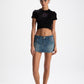 Chloe Rose Denim Mini Skirt