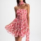 Chloe Dress (Pink Print)