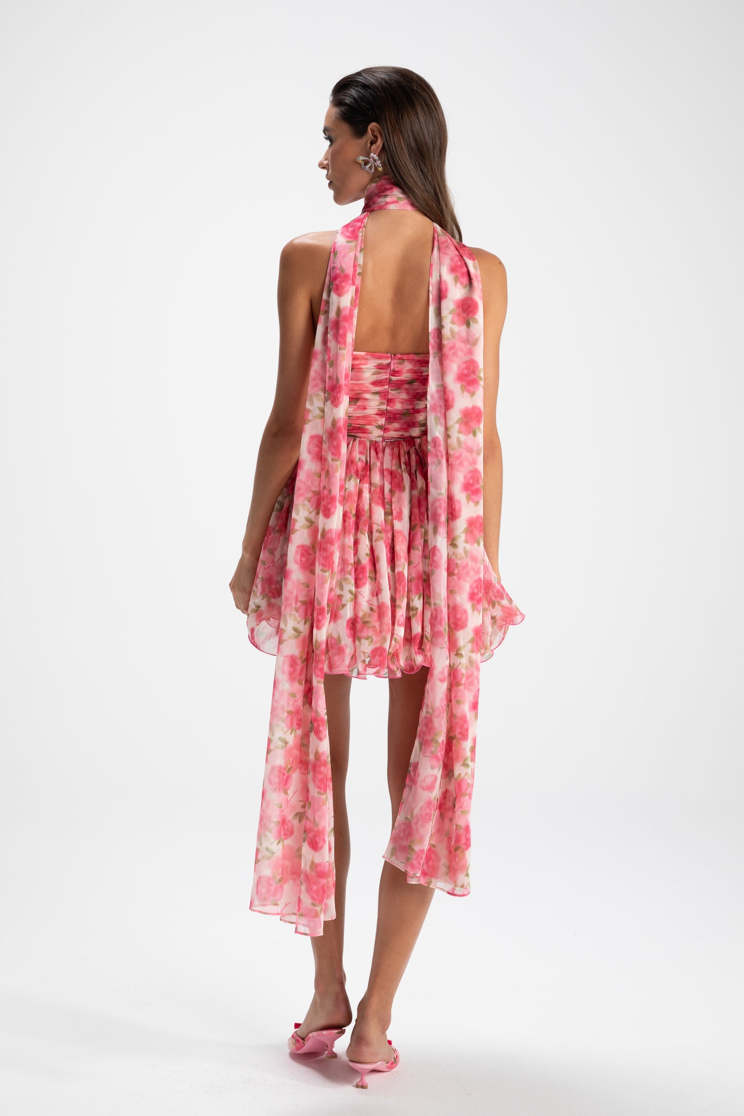 Chloe Dress (Pink Print)