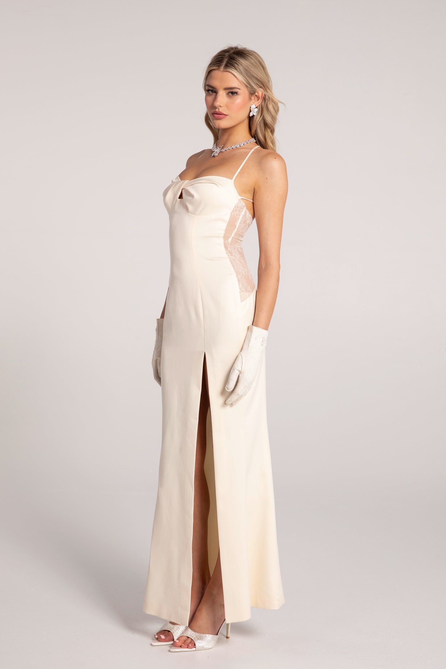 Alaina Dress (Champagne)