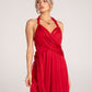 Amber Chiffon Dress (Red)