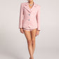 Maya Lapel Suit Jacket (Pink Checkered)