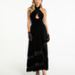 Maxine Velvet Dress (Black)