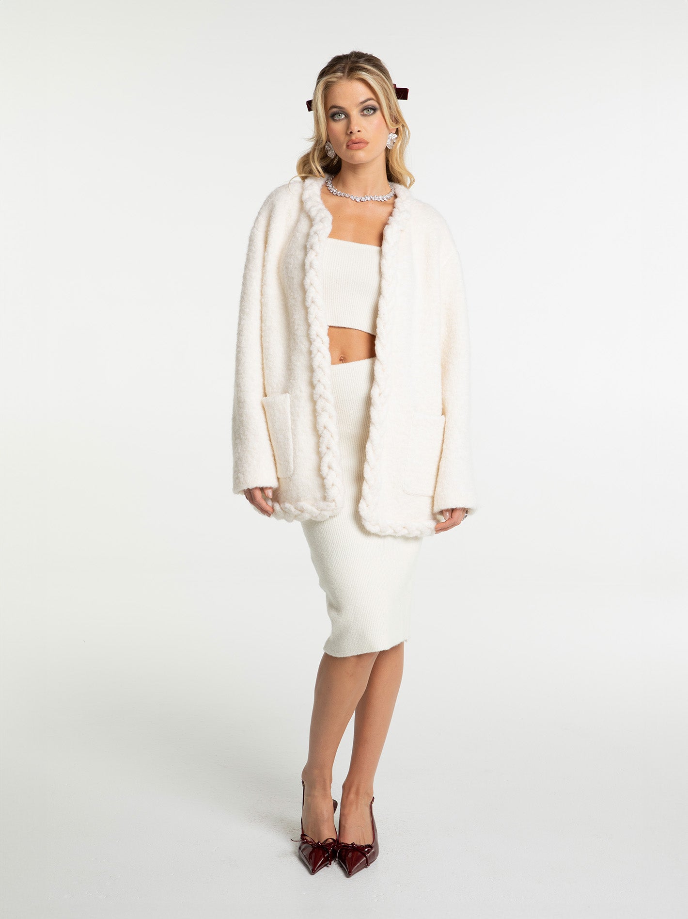 Talia Coat (Off white)