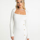 Rylee Knit Dress (White)