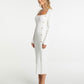 Rylee Knit Dress (White)