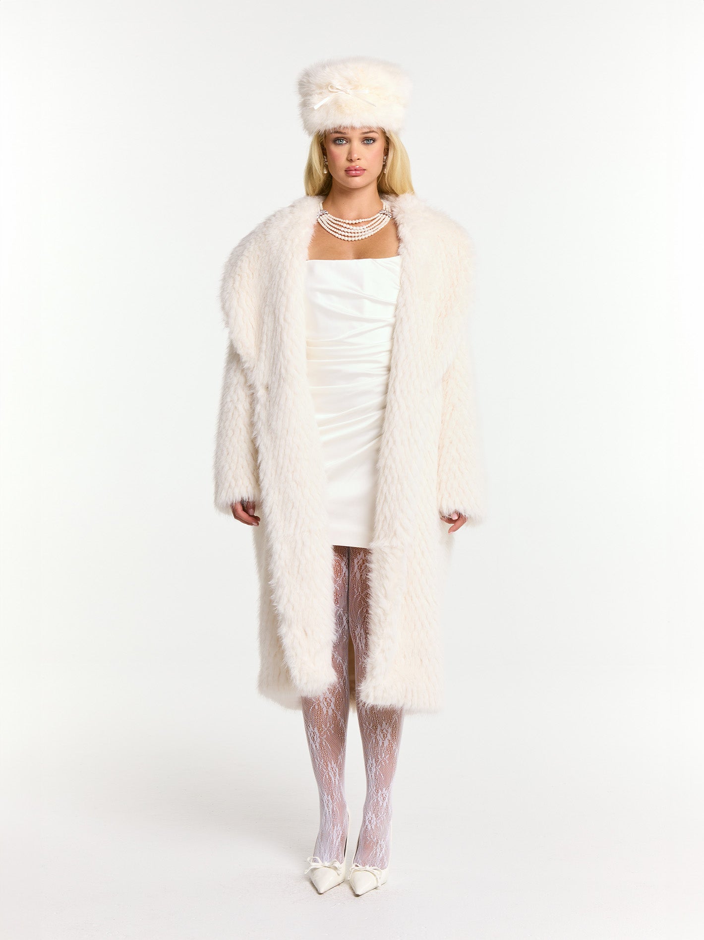 Marisa Fur Coat (White)