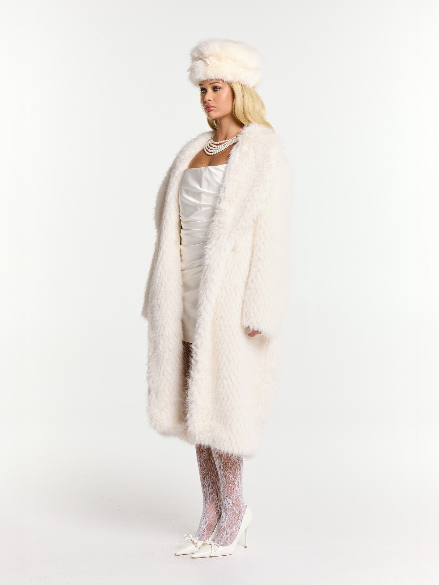 Marisa Fur Coat (White)