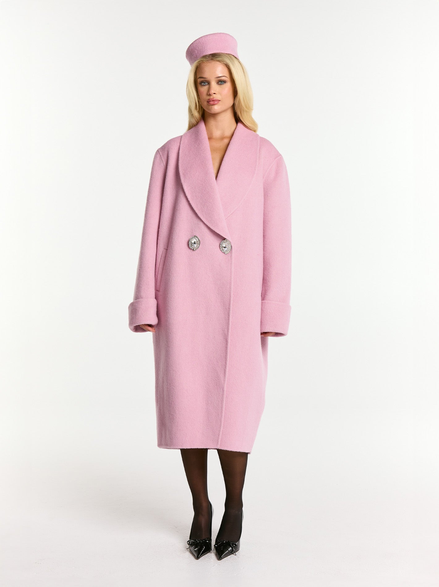 Audrina Coat (Pink)