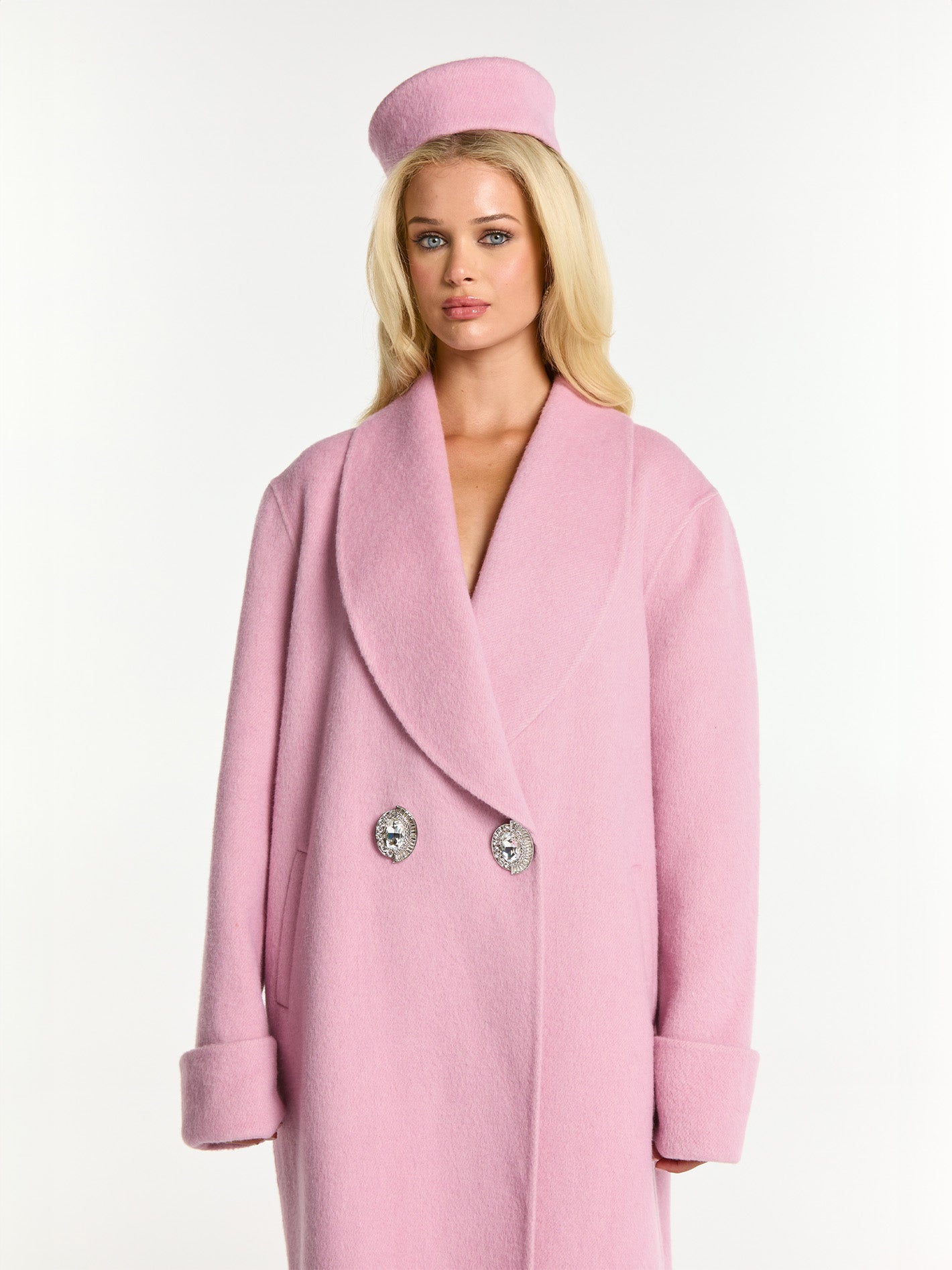 Audrina Coat (Pink)