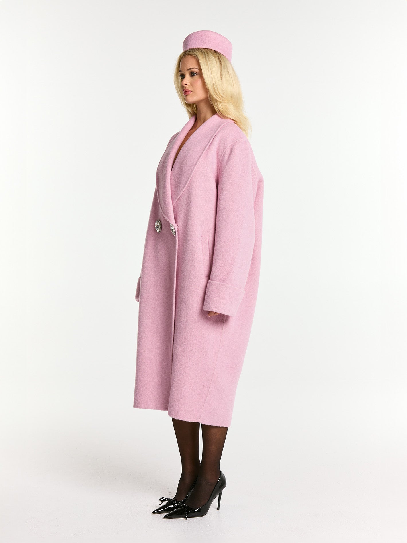 Audrina Coat (Pink)