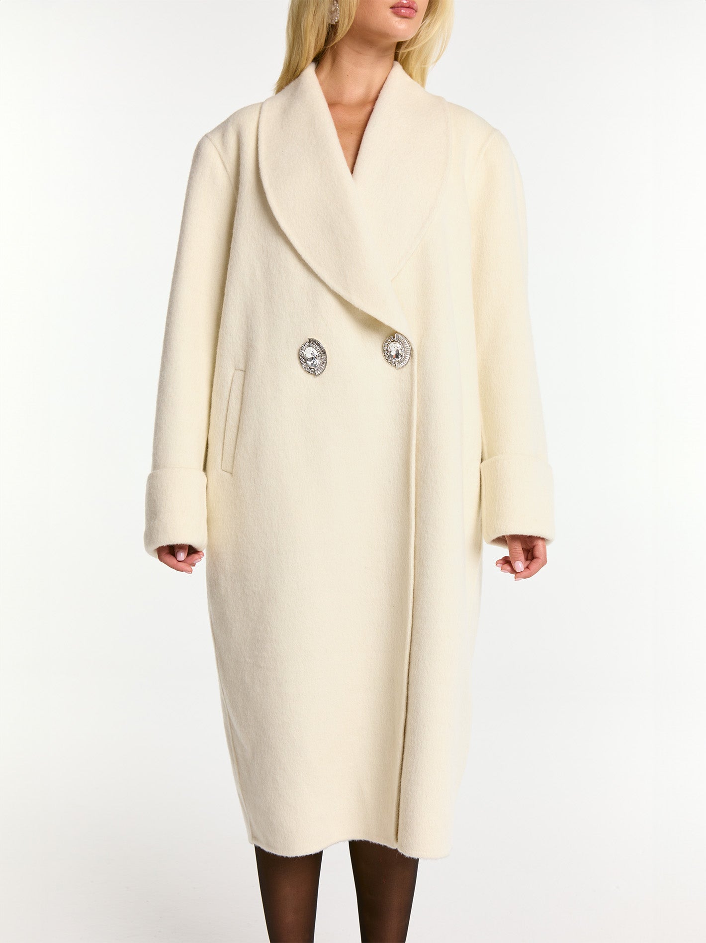 Audrina Coat (White)