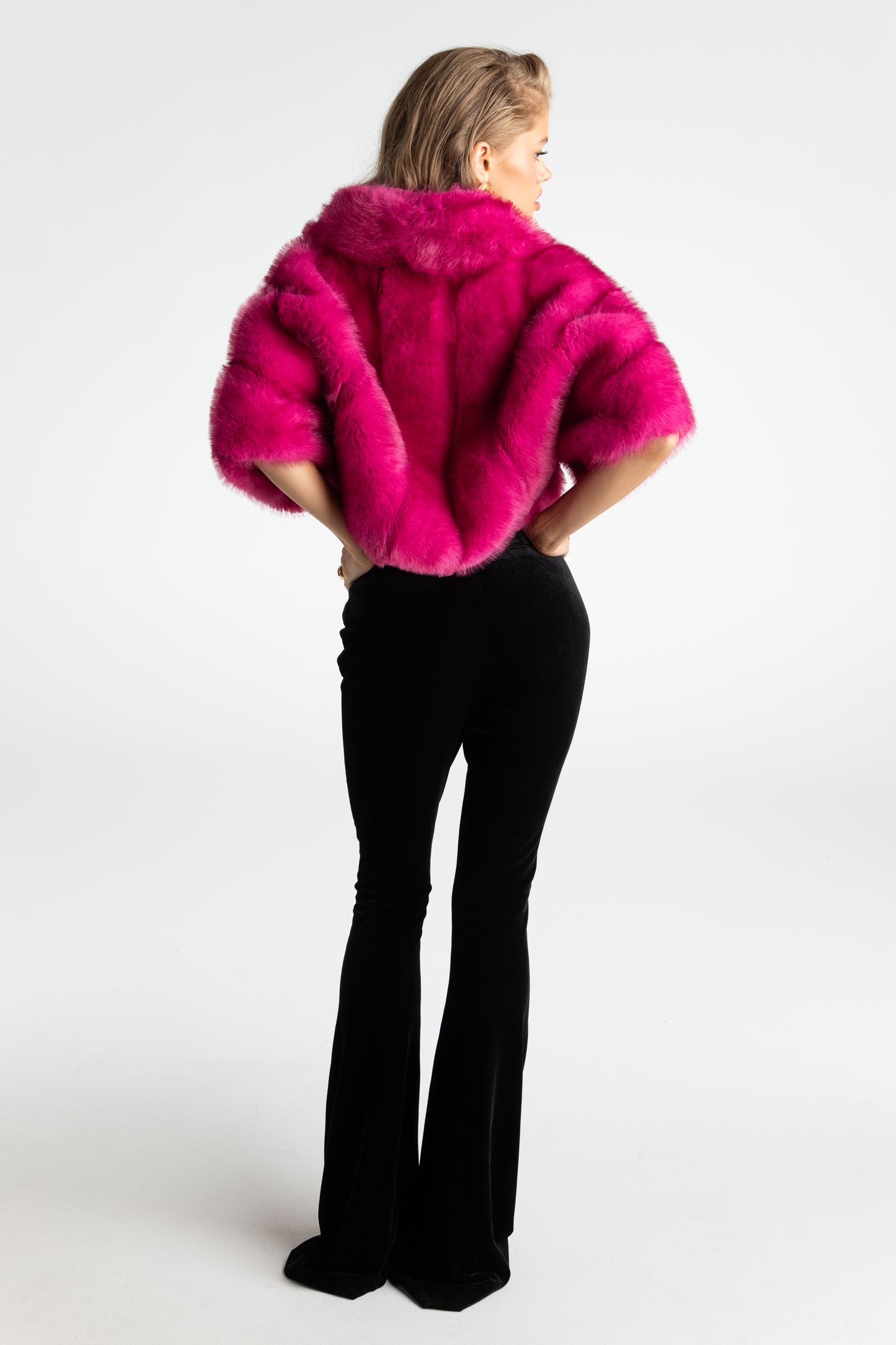 Sophia Fur Coat (Pink)