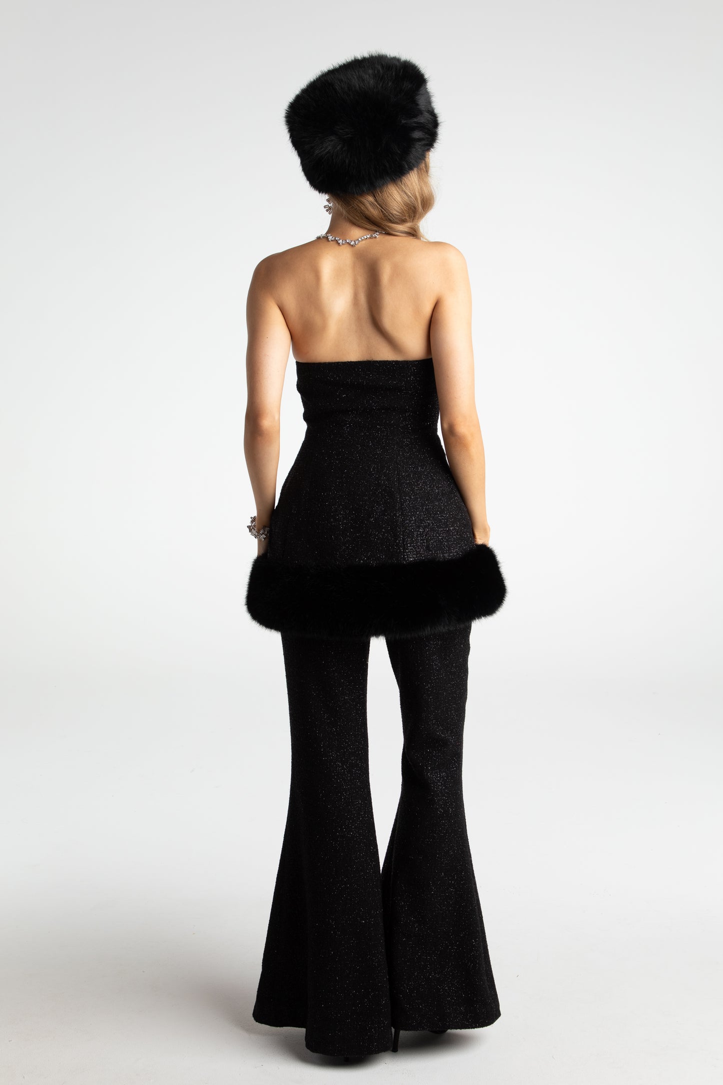 Cara Silk Pants (Black) (Final Sale)