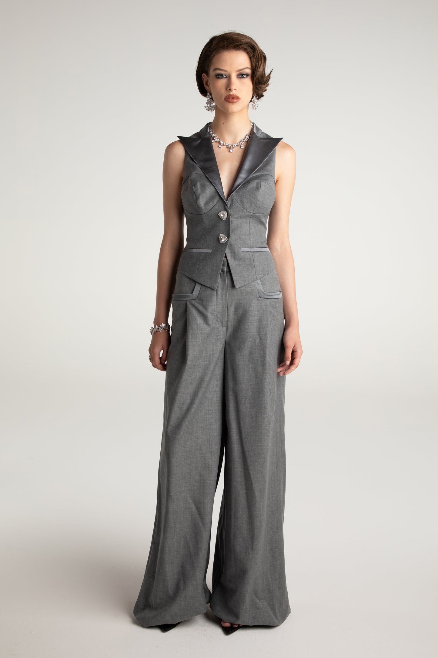 Diana Vest (Grey)