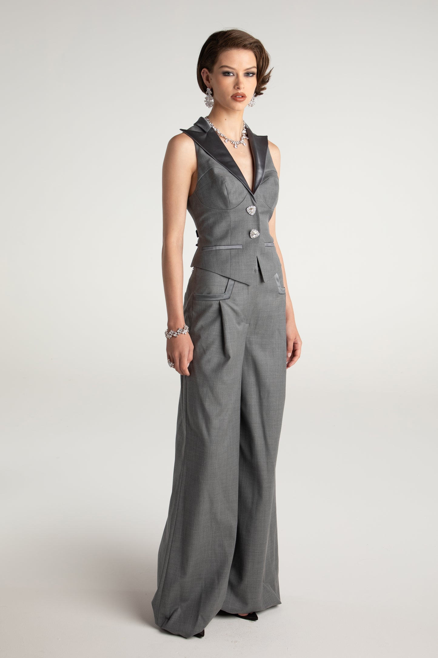 Diana Vest (Grey)