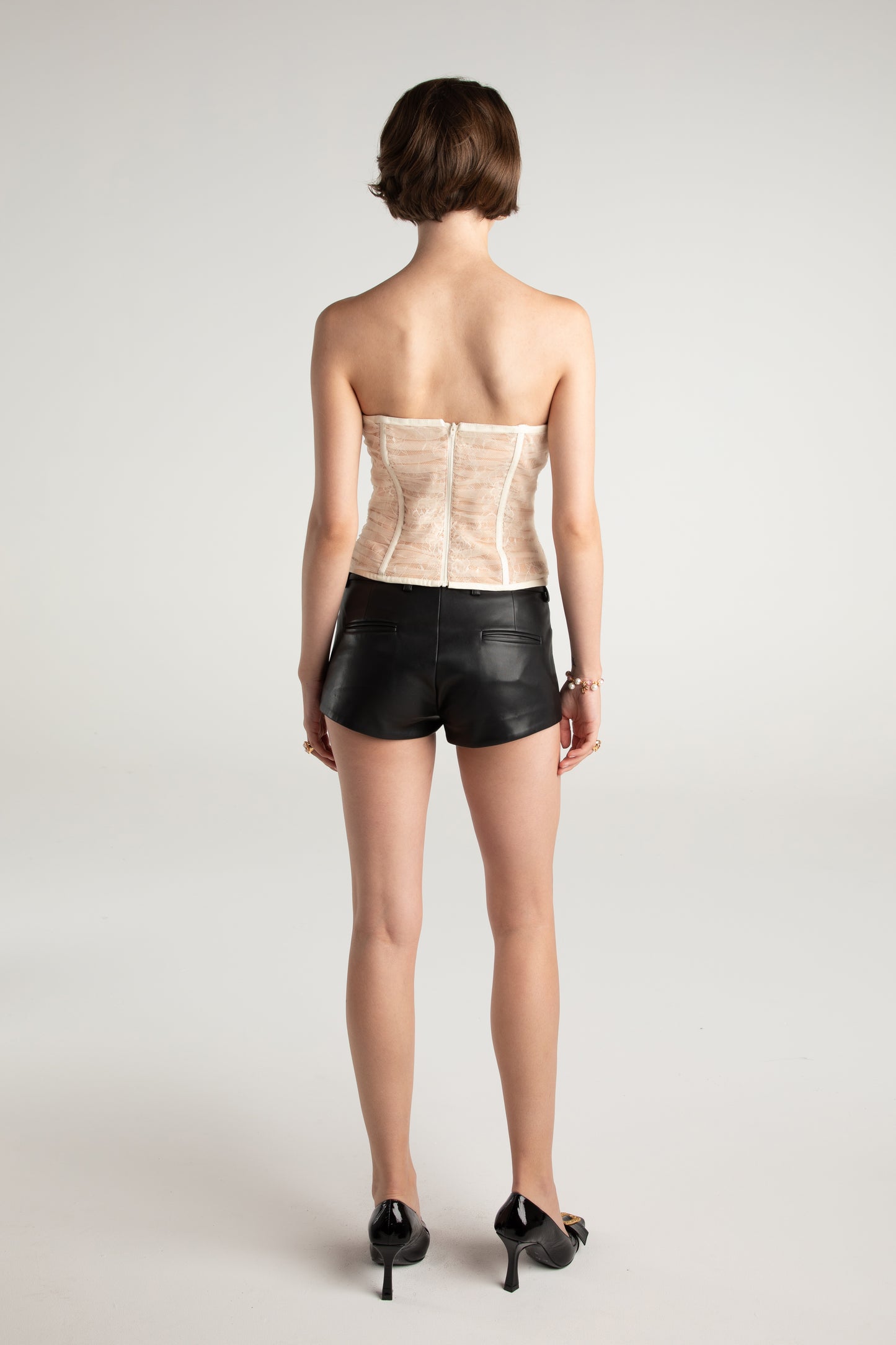 Victoria Leather Shorts