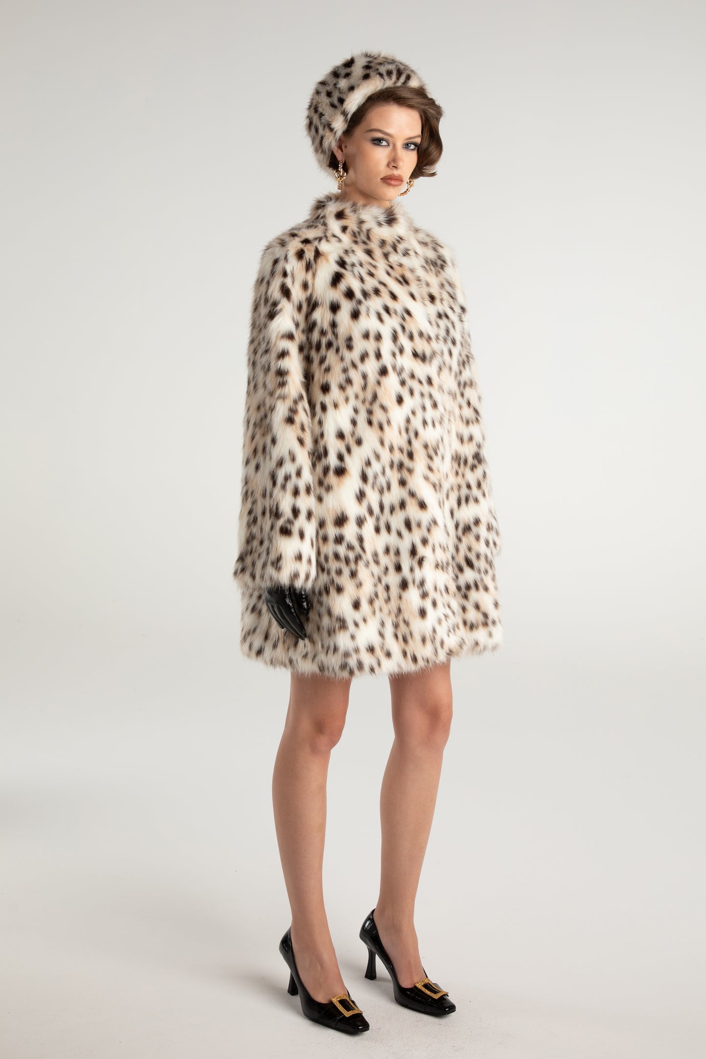 Adeline Fur Coat (Leopard)