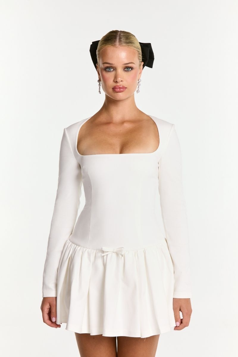 Audrina Dress (White)