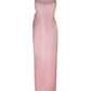 Emilia Satin Dress (Pink)