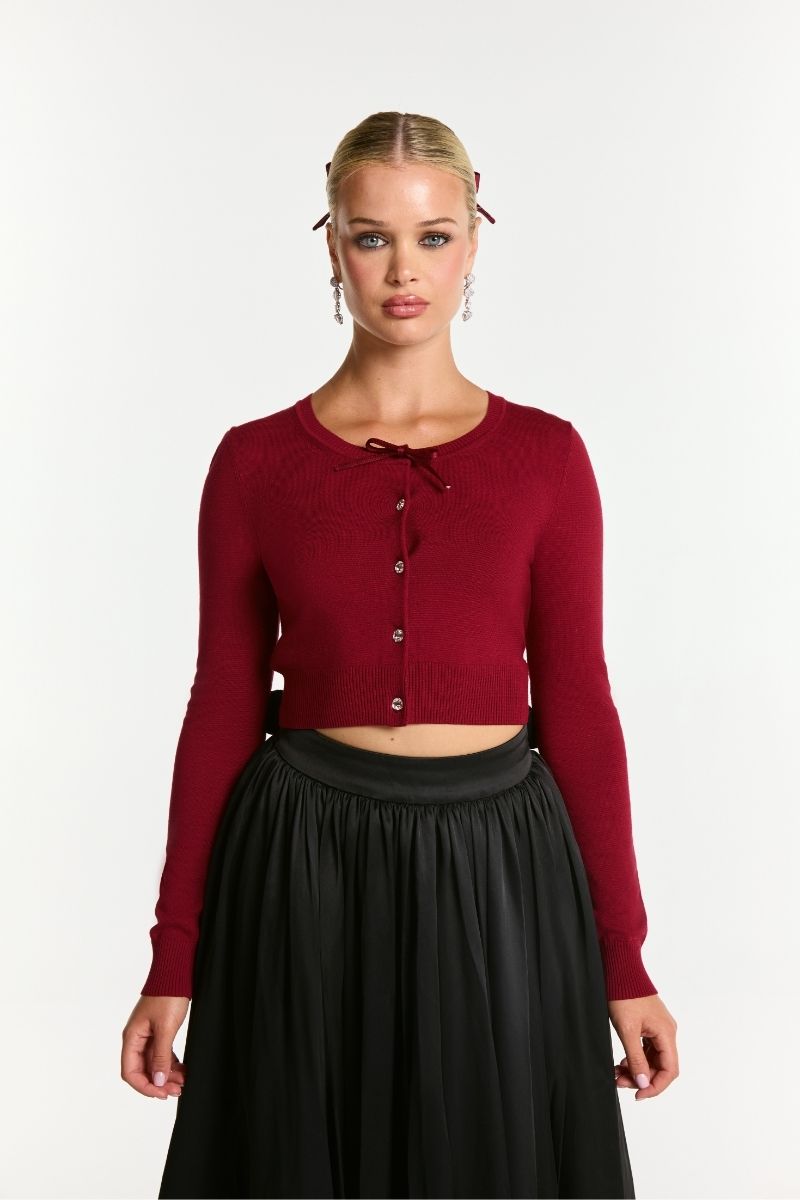 Audrina Cardigan (Red)