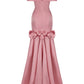 Madeline Bow Dress (Pink)