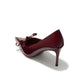 Audrina Bow Heels (Red)