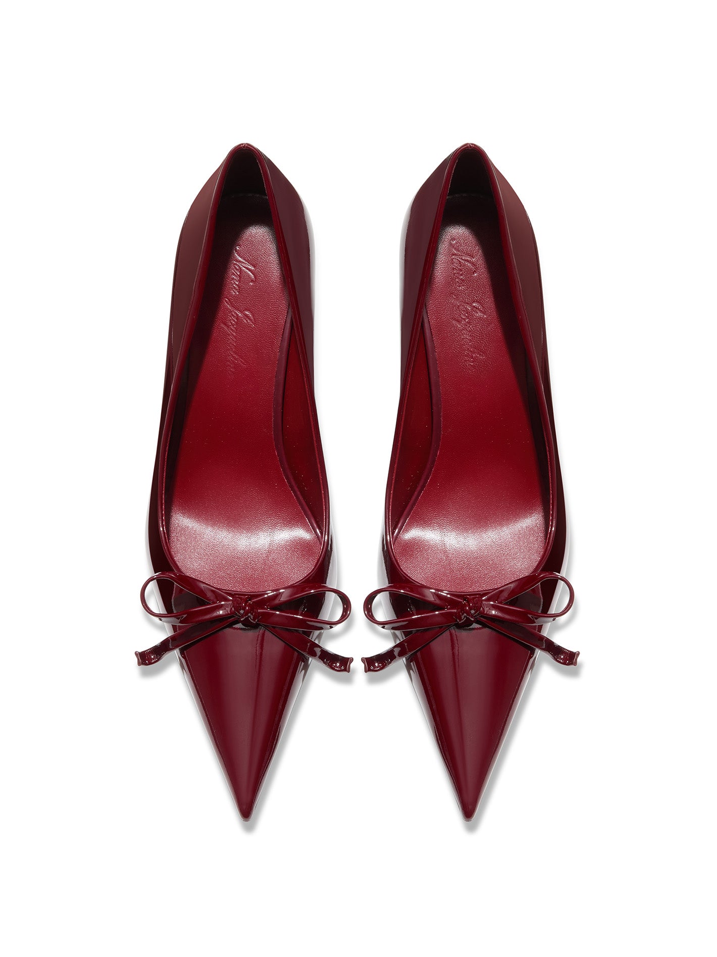 Audrina Bow Heels (Red)