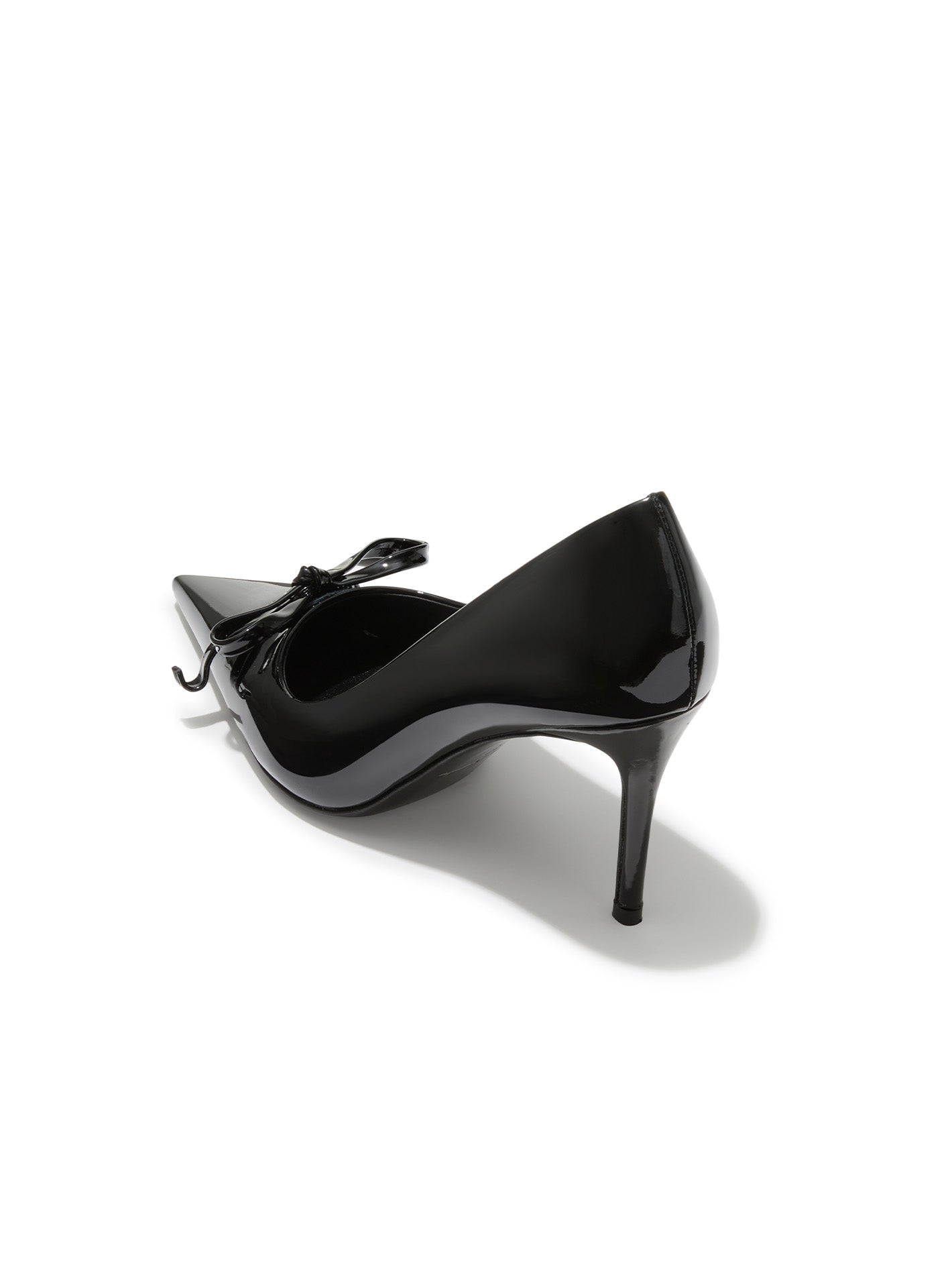 Audrina Bow Heels (Black)