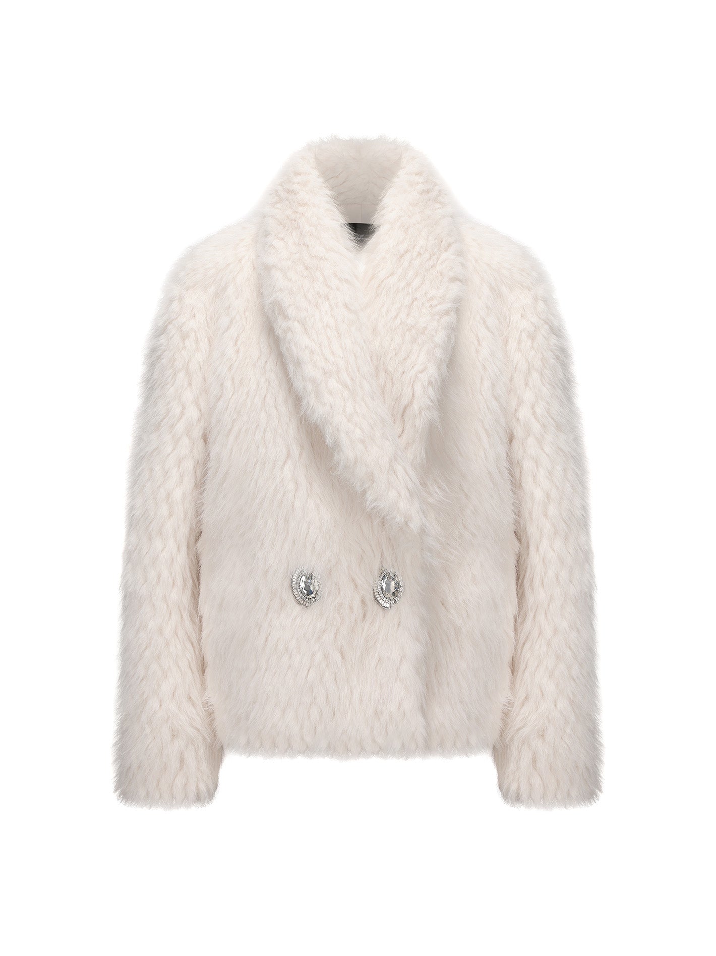 Alyssa Fur Coat (White)