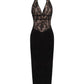 Matilda Velvet Dress (Black)