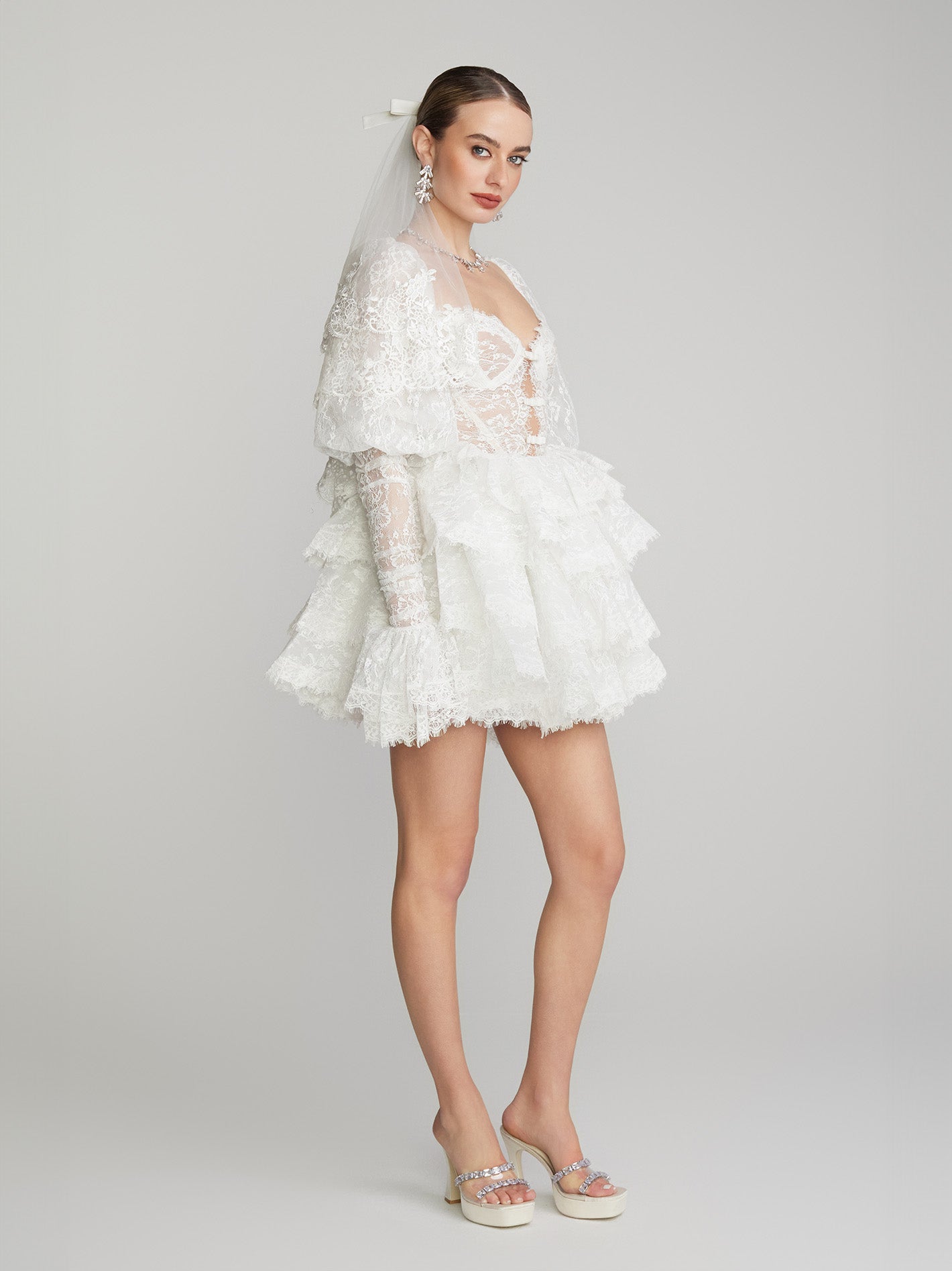 Penelope Lace Dress (White)