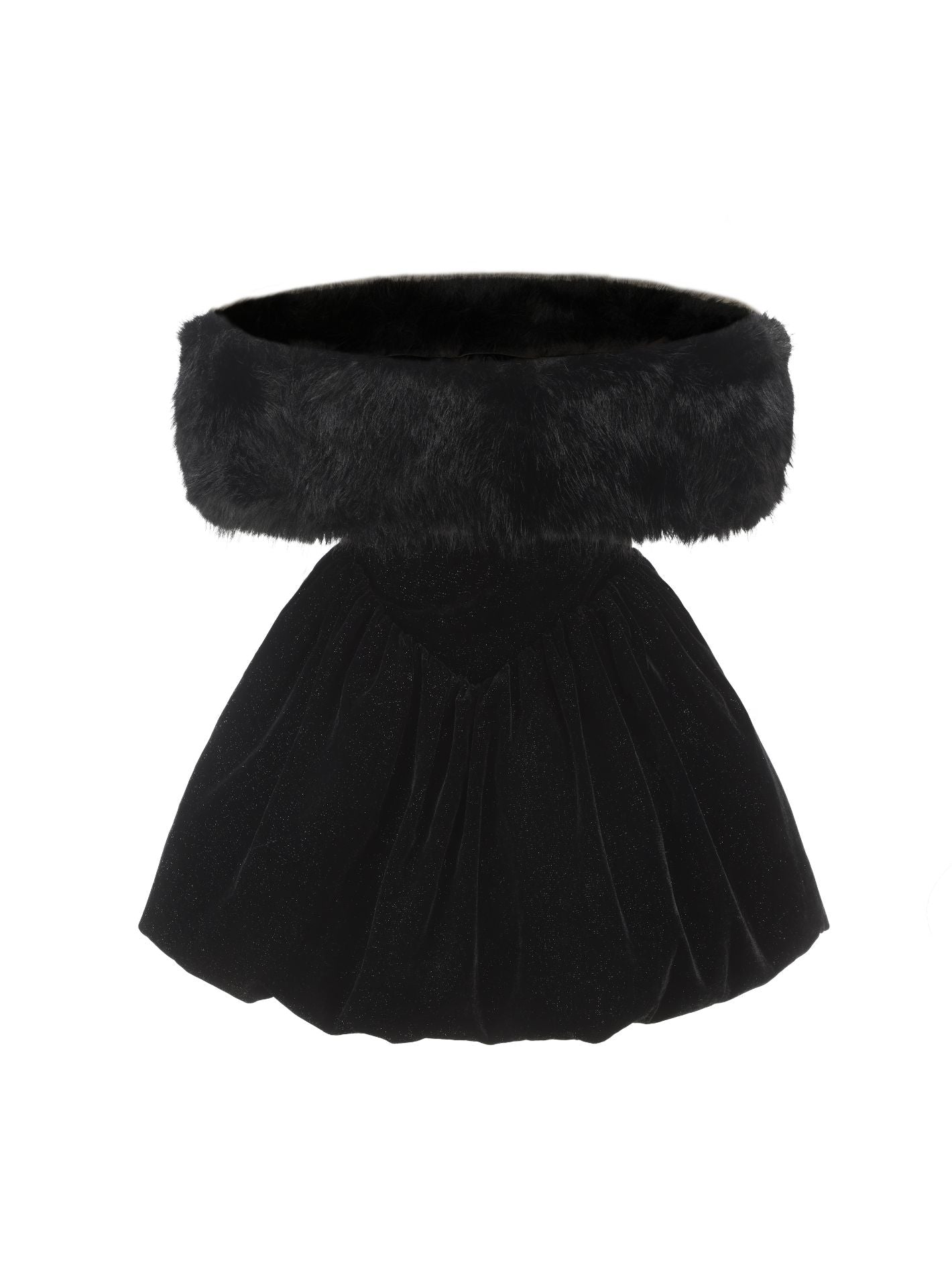 Candice Velvet Dress (Black)