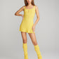 Janelle Knit Dress (Yellow)