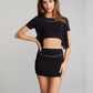 Kennedy Knit Top Set (Black)