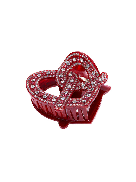 Angelica Claw Clip (Red)