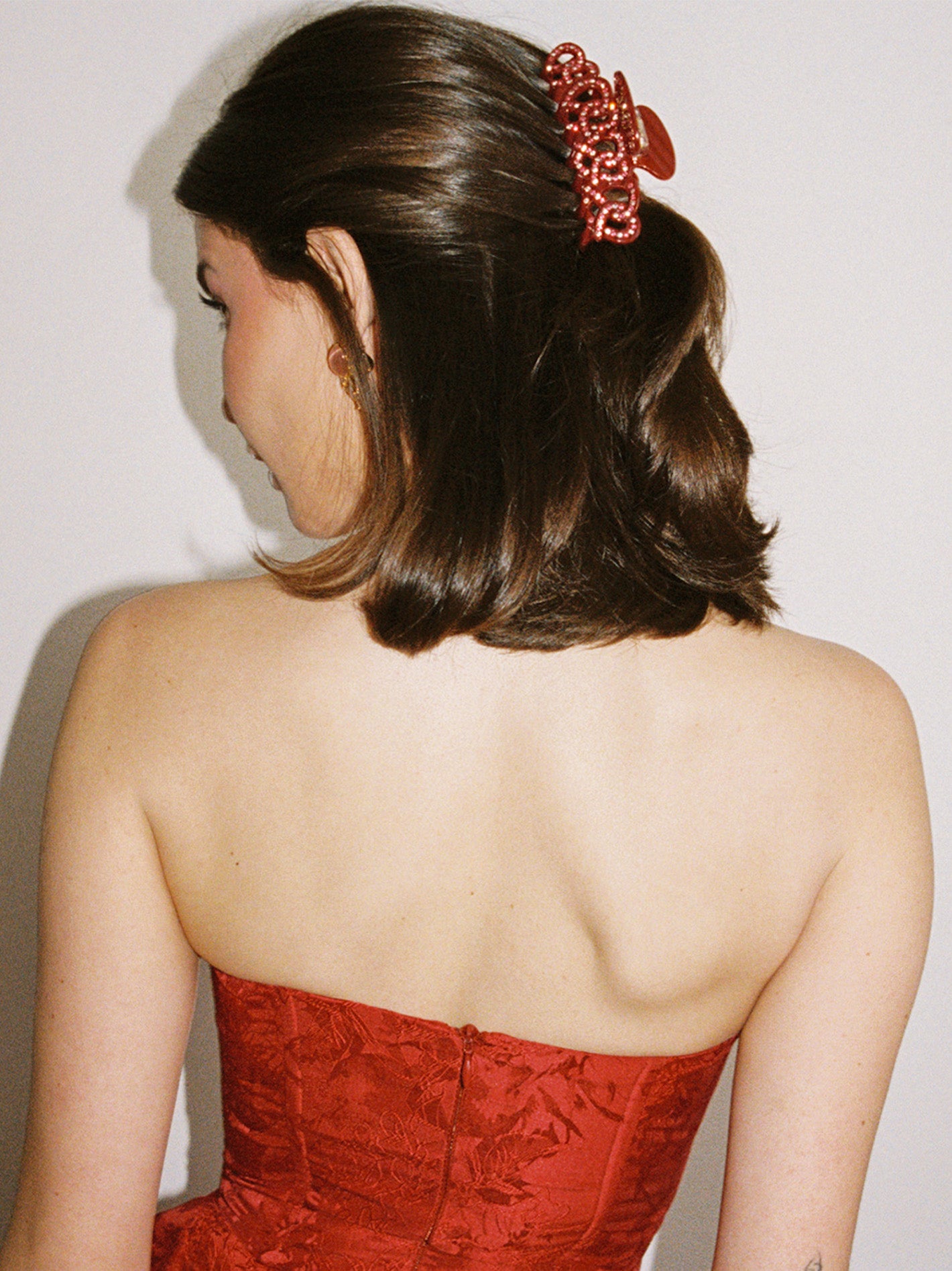 Kendall Claw Clip (Red)