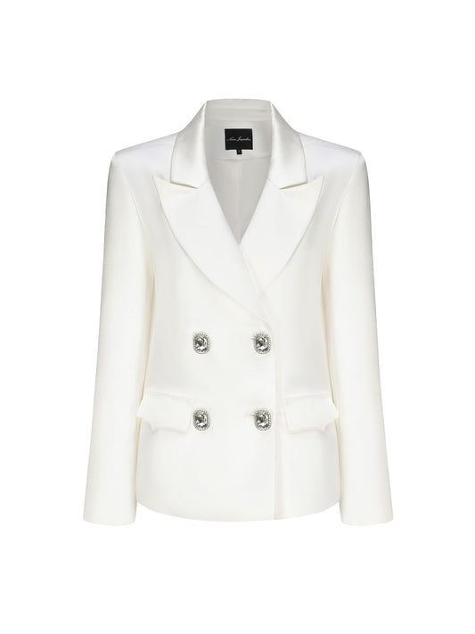 Cassandra Blazer (White)