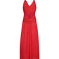 Amber Chiffon Dress (Red)