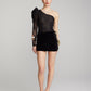 Wilma Velvet Dress (Black)