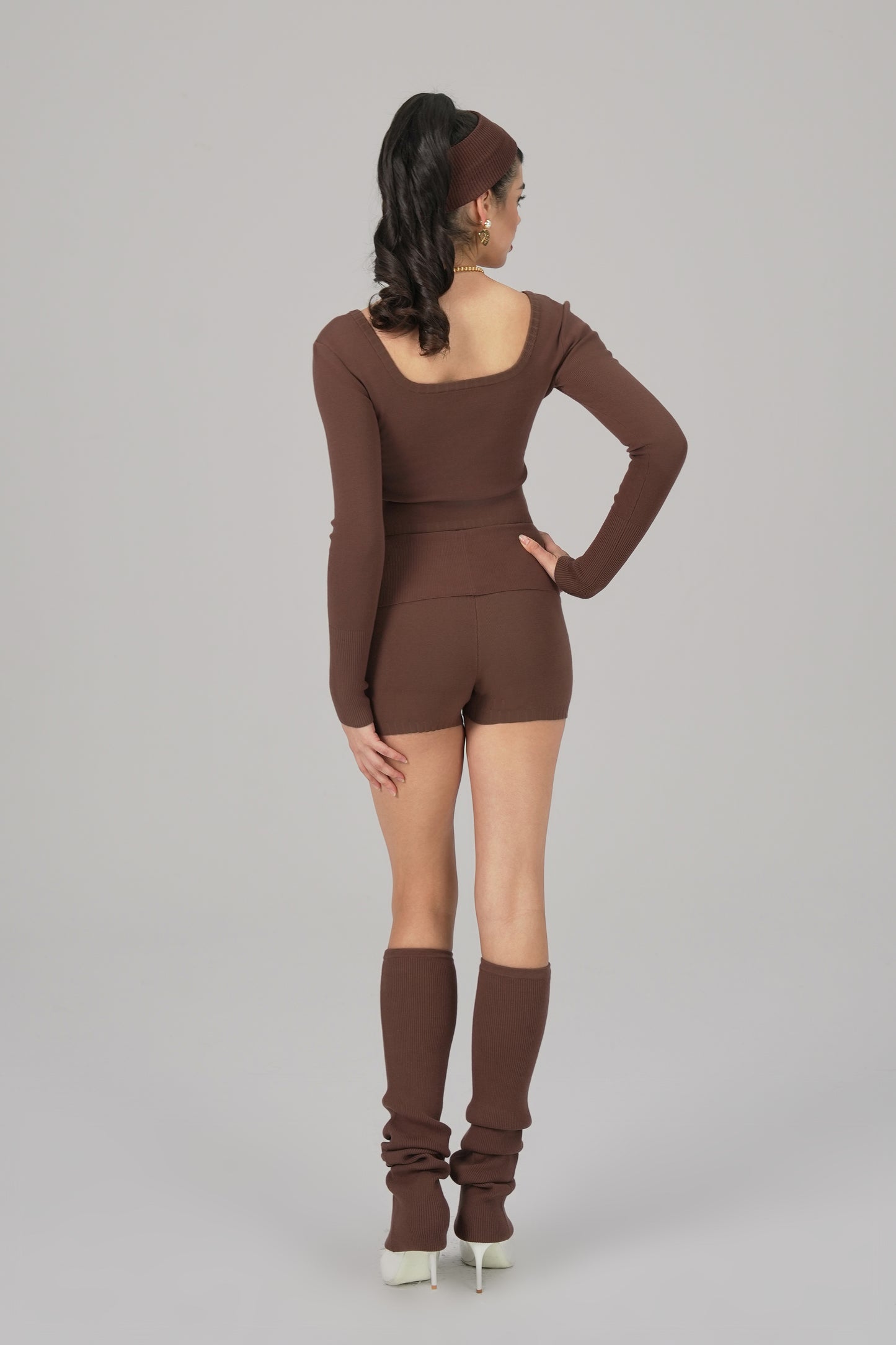 Holly Legwarmers (Brown)