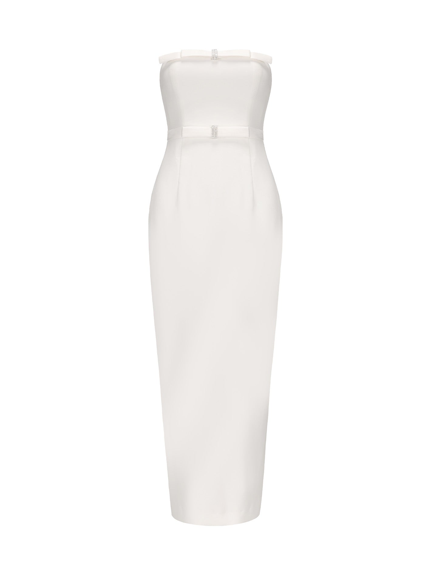 Demi Bow Dress (White)