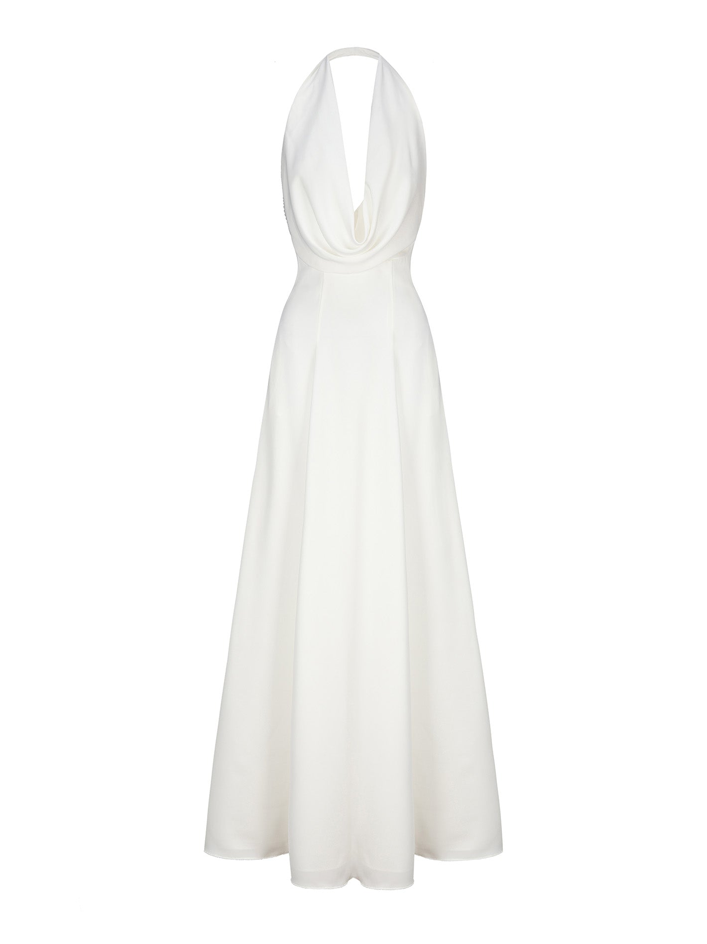 Aniya Satin Dress (White)