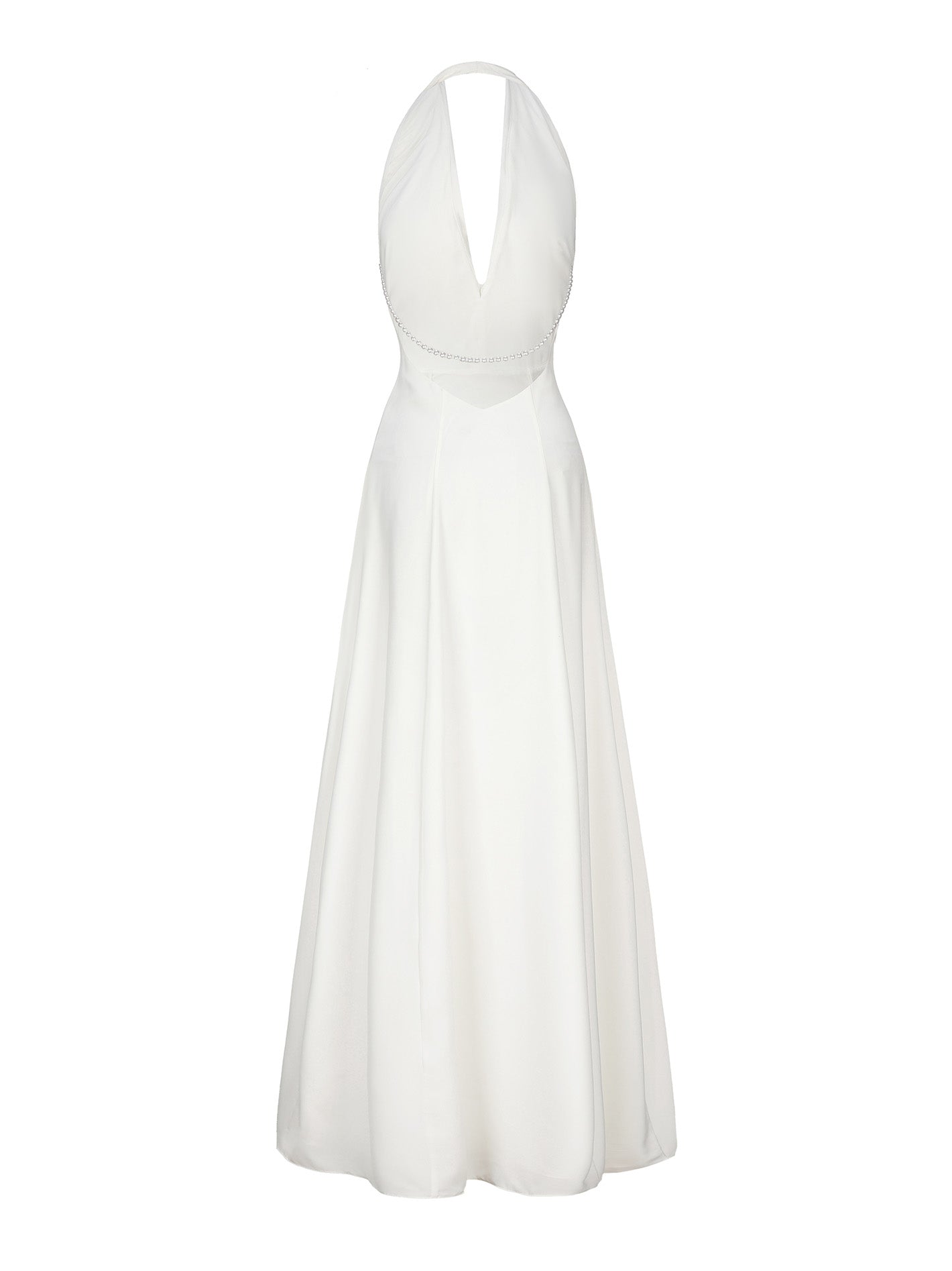 Aniya Satin Dress (White)