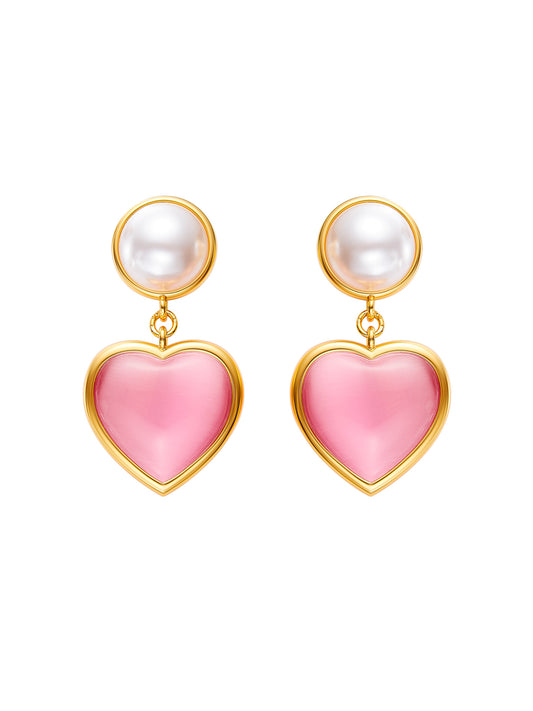 Dascha Heart Earrings