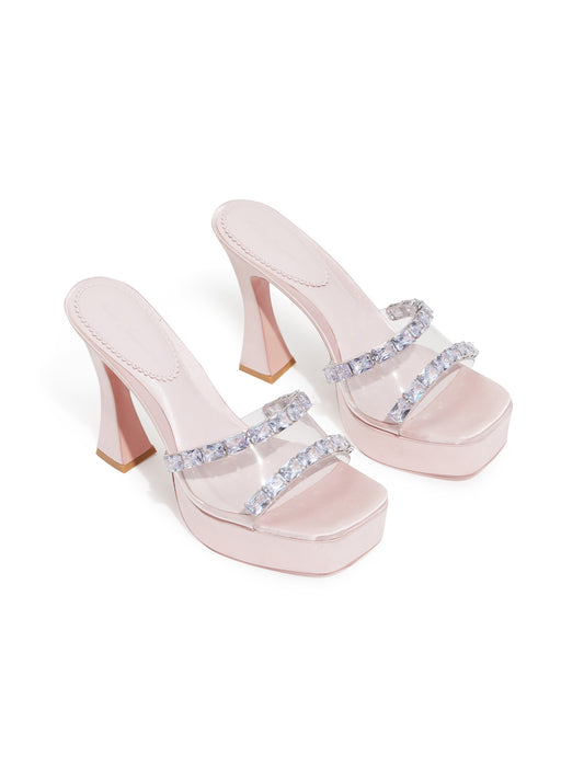 Mirabel Diamond Heels (Pink)