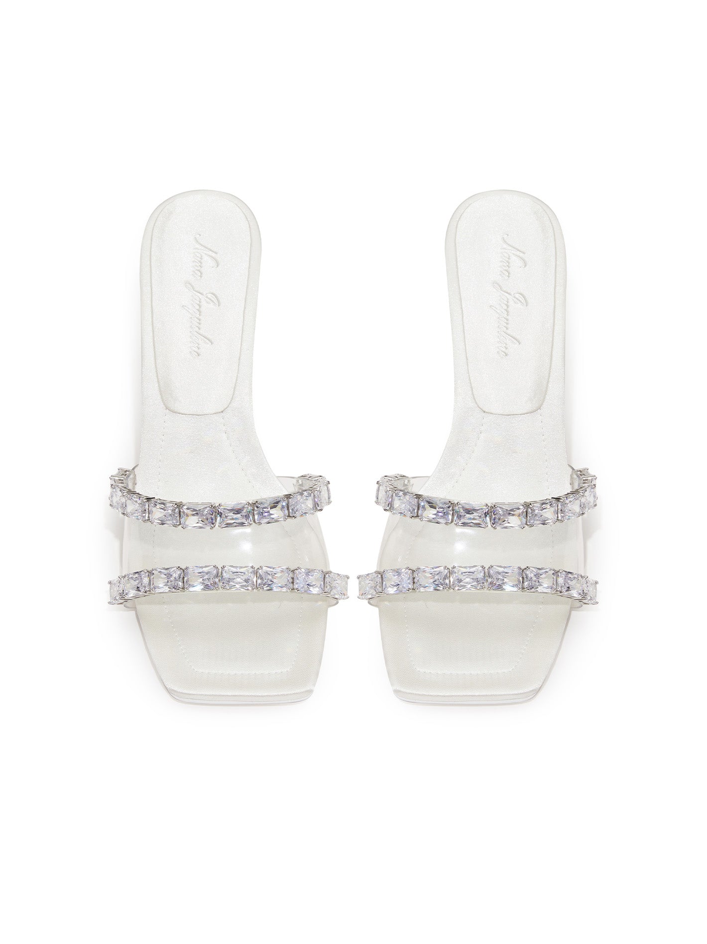 Cassandra Diamond Heels (White)